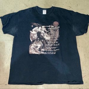 10 Indian commandments tee
